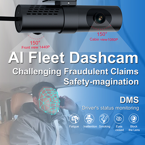 AI Dashcam with DMS Boosts Driver Safety