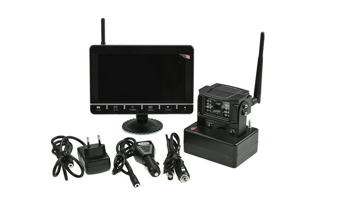 BR-704WS-BM无线摄像系统，配备可充电电池和磁性支架